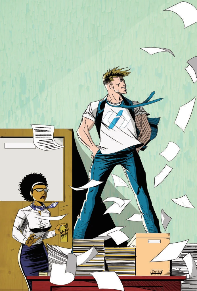 Issue #1 comic book cover